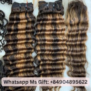 Deep-Wave-Vietnamese-Raw-Hair Weft